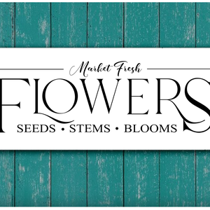 127 Market fresh flowers 40x20 cm -  - Meska.hu
