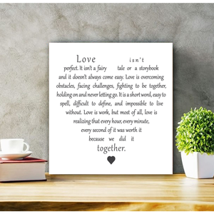 Love isn't perfect 30x30 cm fekete vagy fehér fa tábla - otthon & lakás - dekoráció - táblakép - Meska.hu Love isn't perfect 30x30 cm fekete vagy fehér fa tábla - otthon & lakás - dekoráció - táblakép - Meska.hu