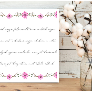 Anyák napja felvirradt 20x20 cm fa tábla anyák napjára -  - Meska.hu