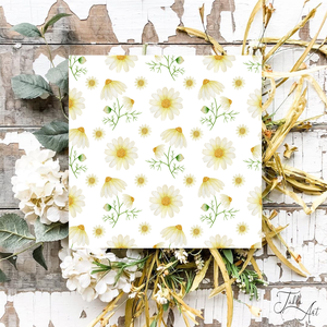 Margaréták 30x30 cm vidám, nyári fa tábla, Otthon & Életmód, Dekoráció, Kép & Falikép, Táblakép, Famegmunkálás, Festett tárgyak, MESKA