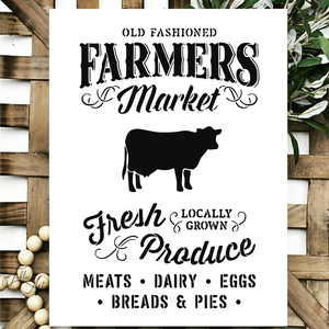 Old fashioned farmers market vászonkép különböző méretben, konyha dekoráció, Otthon & Lakás, Dekoráció, Kép & Falikép, Táblakép, , MESKA