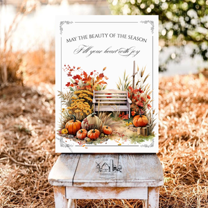 May the beauty of the season - pad - őszi vászonkép különböző méretben - otthon & életmód - dekoráció - kép & falikép - táblakép - Meska.hu