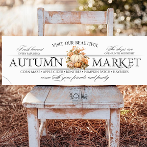 Autumn Market - Tök - őszi vászonkép különböző méretben - otthon & életmód - dekoráció - kép & falikép - táblakép - Meska.hu