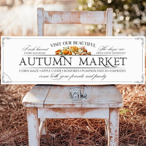 Autumn Market - Betakarítás - őszi vászonkép különböző méretben - otthon & életmód - dekoráció - kép & falikép - táblakép - Meska.hu