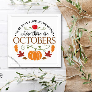 Where There Are Octobers - Tök - őszi vászonkép különböző méretben - otthon & életmód - dekoráció - kép & falikép - táblakép - Meska.hu