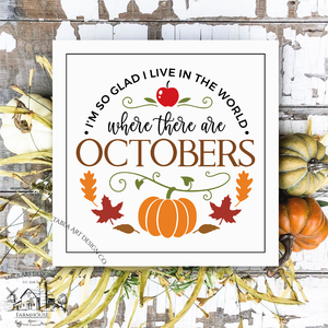 Where There Are Octobers - Tök - őszi vászonkép különböző méretben - otthon & életmód - dekoráció - kép & falikép - táblakép - Meska.hu