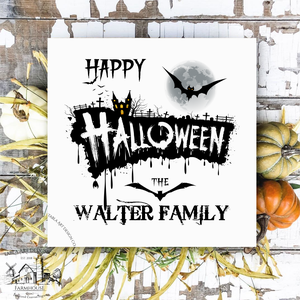 Happy Halloween Family - egyedi család - őszi vászonkép különböző méretben, Otthon & Életmód, Dekoráció, Kép & Falikép, Táblakép, , MESKA