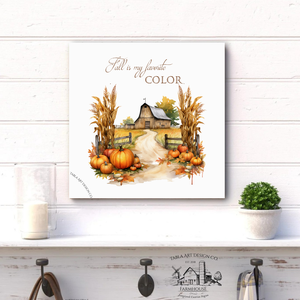 Fall is my favorite color  - őszi vászonkép különböző méretben - otthon & életmód - dekoráció - kép & falikép - táblakép - Meska.hu