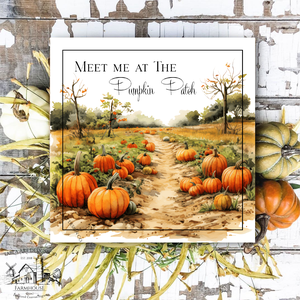 Meet me at the pumpkin patch  - őszi vászonkép különböző méretben, Otthon & Életmód, Dekoráció, Kép & Falikép, Táblakép, , MESKA