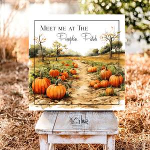 Meet me at the pumpkin patch  - őszi vászonkép különböző méretben - otthon & életmód - dekoráció - kép & falikép - táblakép - Meska.hu