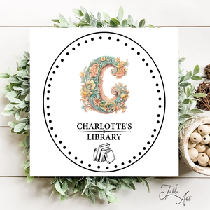 Egyedi névre szóló library kép - vászonkép különböző méretben - otthon & életmód - dekoráció - kép & falikép - táblakép - Meska.hu