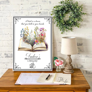 A book is a dream - egyedi kép - vászonkép különböző méretben - otthon & életmód - dekoráció - kép & falikép - táblakép - Meska.hu