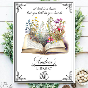 A book is a dream - egyedi kép - vászonkép különböző méretben, Otthon & Életmód, Dekoráció, Kép & Falikép, Táblakép, , MESKA