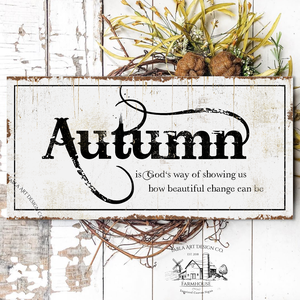 Autumn is God's way of showing us how beautiful change can be - vászonkép különböző méretben, Otthon & Lakás, Dekoráció, Kép & Falikép, Táblakép, , MESKA