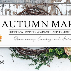 Autumn Market - Tökök - őszi vászonkép különböző méretben - otthon & életmód - dekoráció - kép & falikép - táblakép - Meska.hu