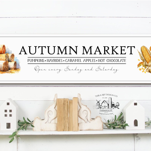 Autumn Market - Széna és kukorica - őszi vászonkép különböző méretben - otthon & életmód - dekoráció - kép & falikép - táblakép - Meska.hu