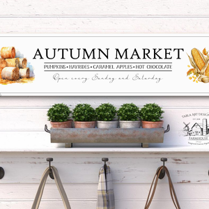 Autumn Market - Széna és kukorica - őszi vászonkép különböző méretben - otthon & életmód - dekoráció - kép & falikép - táblakép - Meska.hu