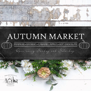 Autumn market - Fekete - őszi vászonkép különböző méretben - otthon & életmód - dekoráció - kép & falikép - táblakép - Meska.hu
