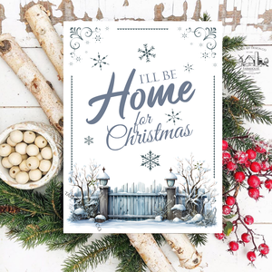 I'll be home for Christmas  - Karácsonyi vászonkép különböző méretben, Otthon & Életmód, Dekoráció, Kép & Falikép, Táblakép, , MESKA