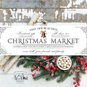 Christmas Market - Harang - Karácsonyi vászonkép különböző méretben - otthon & életmód - dekoráció - kép & falikép - táblakép - Meska.hu