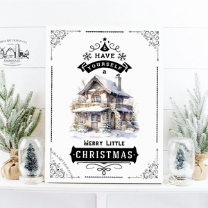 Have yourself a merry little Christmas  - Karácsonyi vászonkép különböző méretben, Otthon & Életmód, Dekoráció, Kép & Falikép, Táblakép, , MESKA
