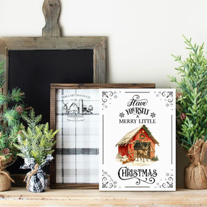 Have yourself a merry little Christmas  - Karácsonyi vászonkép különböző méretben - otthon & életmód - dekoráció - kép & falikép - táblakép - Meska.hu