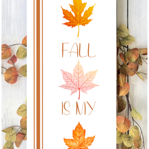 Fall is my season 40x20 cm fa tábla , Otthon & Életmód, Dekoráció, Kép & Falikép, Táblakép, Famegmunkálás, Festett tárgyak, MESKA