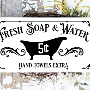 Fresh soap and water - vászonkép különböző méretben, Otthon & Életmód, Dekoráció, Kép & Falikép, Táblakép, , MESKA