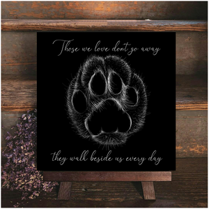 Those we love don't go away they walk among us every day vászonkép különböző méretben - emlék tábla, kutya - otthon & életmód - dekoráció - kép & falikép - táblakép - Meska.hu
