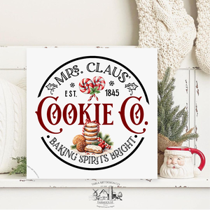 Mrs. Claus Cookie - karácsonyi vászonkép különböző méretben - otthon & életmód - dekoráció - kép & falikép - táblakép - Meska.hu