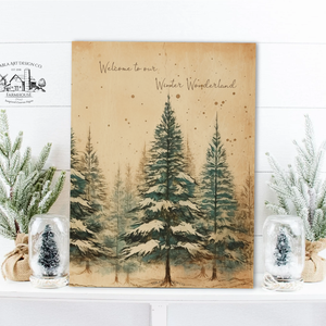 Welcome to our Winter Wonderland - karácsonyi vászonkép különböző méretben, Otthon & Életmód, Dekoráció, Kép & Falikép, Táblakép, , MESKA