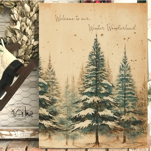 Welcome to our Winter Wonderland - karácsonyi vászonkép különböző méretben - otthon & életmód - dekoráció - kép & falikép - táblakép - Meska.hu