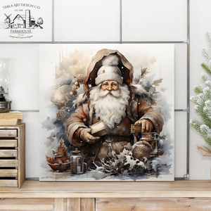 Vintage Santa - karácsonyi vászonkép különböző méretben - otthon & életmód - dekoráció - kép & falikép - táblakép - Meska.hu Vintage Santa - karácsonyi vászonkép különböző méretben - otthon & életmód - dekoráció - kép & falikép - táblakép - Meska.hu