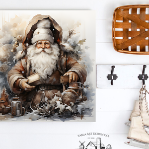 Vintage Santa - karácsonyi vászonkép különböző méretben - otthon & életmód - dekoráció - kép & falikép - táblakép - Meska.hu Vintage Santa - karácsonyi vászonkép különböző méretben - otthon & életmód - dekoráció - kép & falikép - táblakép - Meska.hu