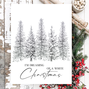 I'm dreaming of a white Christmas - karácsonyi vászonkép különböző méretben, Otthon & Életmód, Dekoráció, Kép & Falikép, Táblakép, , MESKA