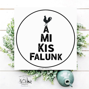 A mi kis falunk - vászonkép különböző méretben - otthon & életmód - dekoráció - kép & falikép - táblakép - Meska.hu