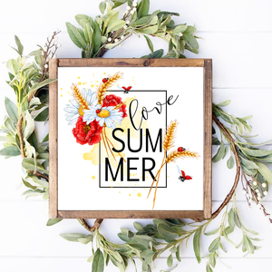 Summer Love - Love Summer vászonkép különböző méretben - otthon & életmód - dekoráció - kép & falikép - táblakép - Meska.hu
