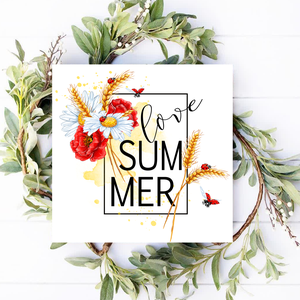 Summer Love - Love Summer vászonkép különböző méretben - otthon & életmód - dekoráció - kép & falikép - táblakép - Meska.hu