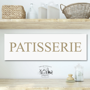 Patisserie 53x17 cm vászonkép - Meska.hu
