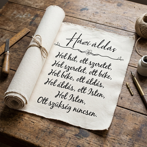 Házi áldás - vászonkép különböző méretben - otthon & életmód - dekoráció - kép & falikép - vászonkép - Meska.hu