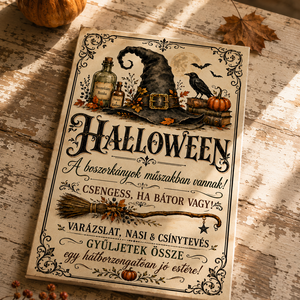 Egy hátborzongatóan jó este! - Halloween vászonkép - otthon & életmód - dekoráció - kép & falikép - vászonkép - Meska.hu