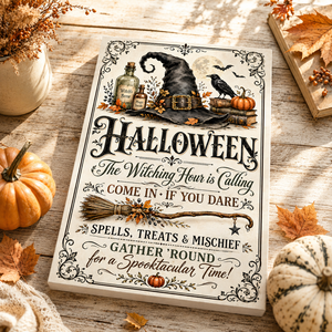 The witching hour is calling! - Halloween vászonkép - Meska.hu