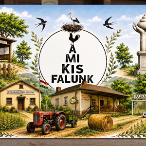 A mi kis falunk - vászonkép - otthon & életmód - dekoráció - kép & falikép - vászonkép - Meska.hu