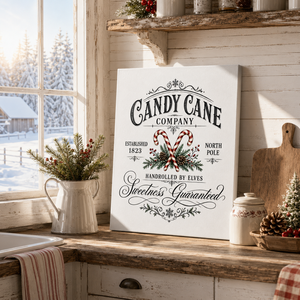 Candy Cane Company - vászonkép - otthon & életmód - dekoráció - kép & falikép - vászonkép - Meska.hu