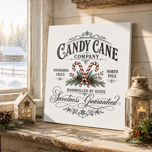 Candy Cane Company - vászonkép - otthon & életmód - dekoráció - kép & falikép - vászonkép - Meska.hu