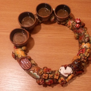 Adventi koszorú - Meska.hu