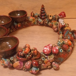 Adventi koszorú - Meska.hu