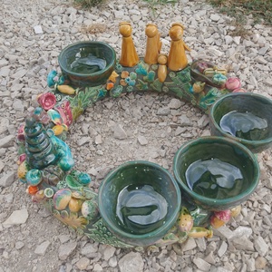 Adventi koszorú - Meska.hu