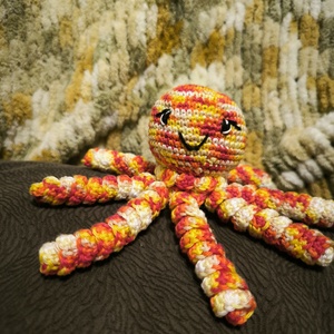 Polip, Játék & Sport, Plüssállat & Játékfigura, Polip, Hímzés, Horgolás, MESKA