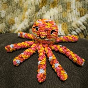 Polip, Játék & Sport, Plüssállat & Játékfigura, Polip, Hímzés, Horgolás, MESKA